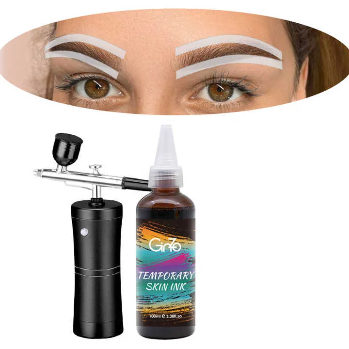 جل صبغة الحواجب والحناء المقاوم للماء ، أصباغ طويلة الأمد ، جل تقشير الحواجب Waterproof Henna Eyebrow Dye Gel, Long-lasting Pigments, Eyebrow Peel-Off Gel