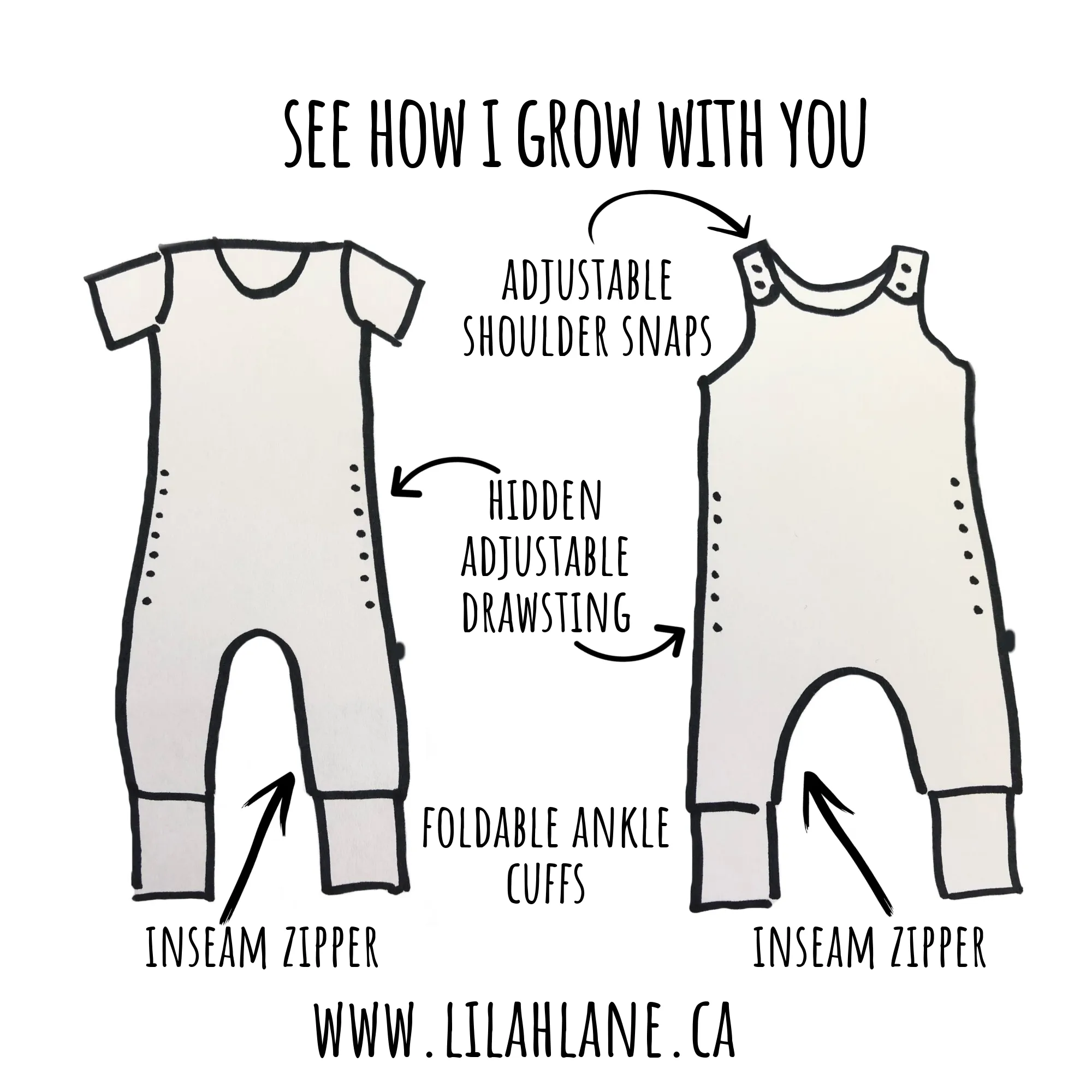 Dark Leafy Greens Grow Romper