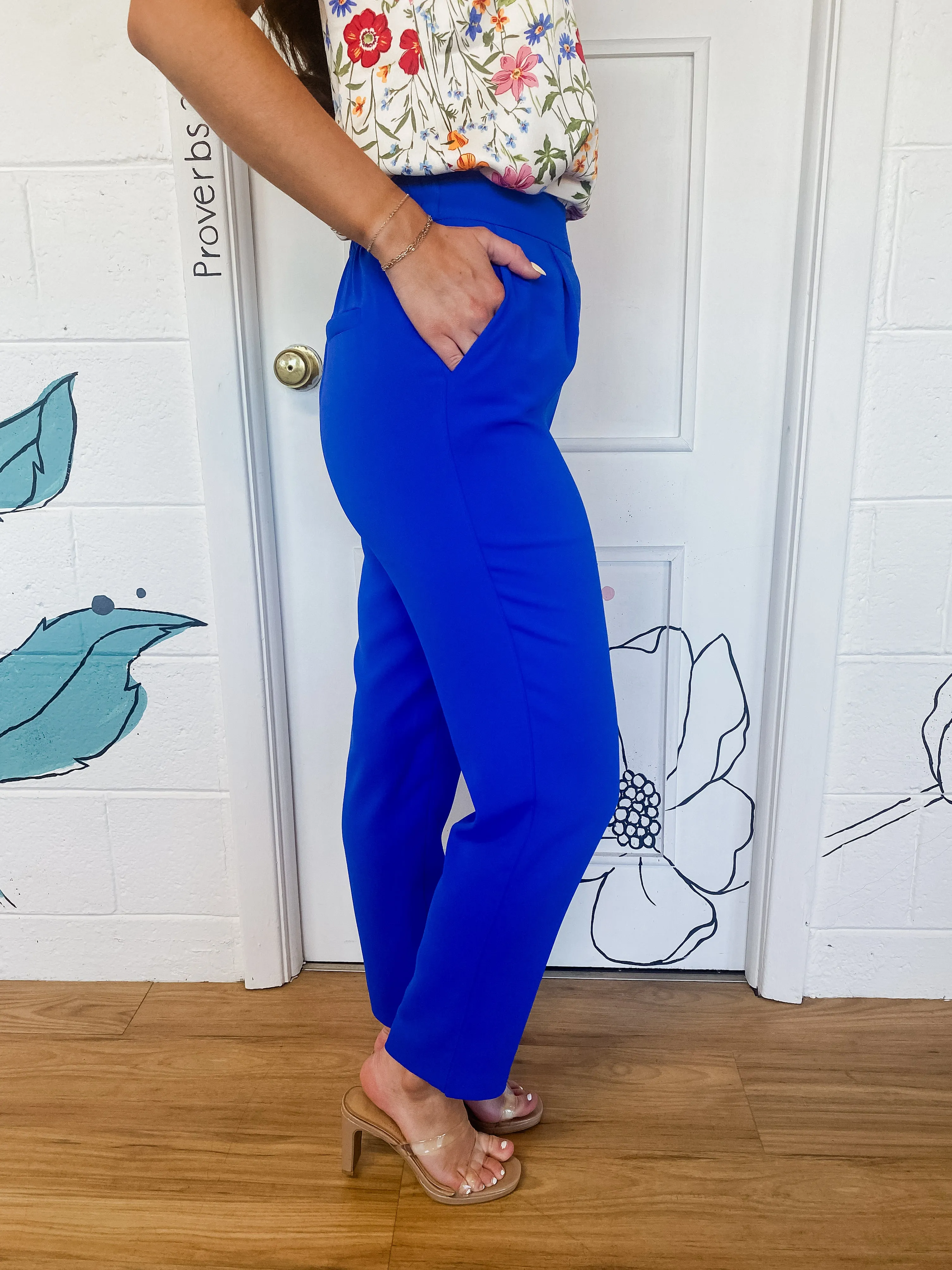 Electric Blue Dress Pants