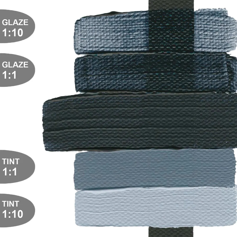 Golden Heavy Body Acrylic Paints (Black, White & Gray Colors)