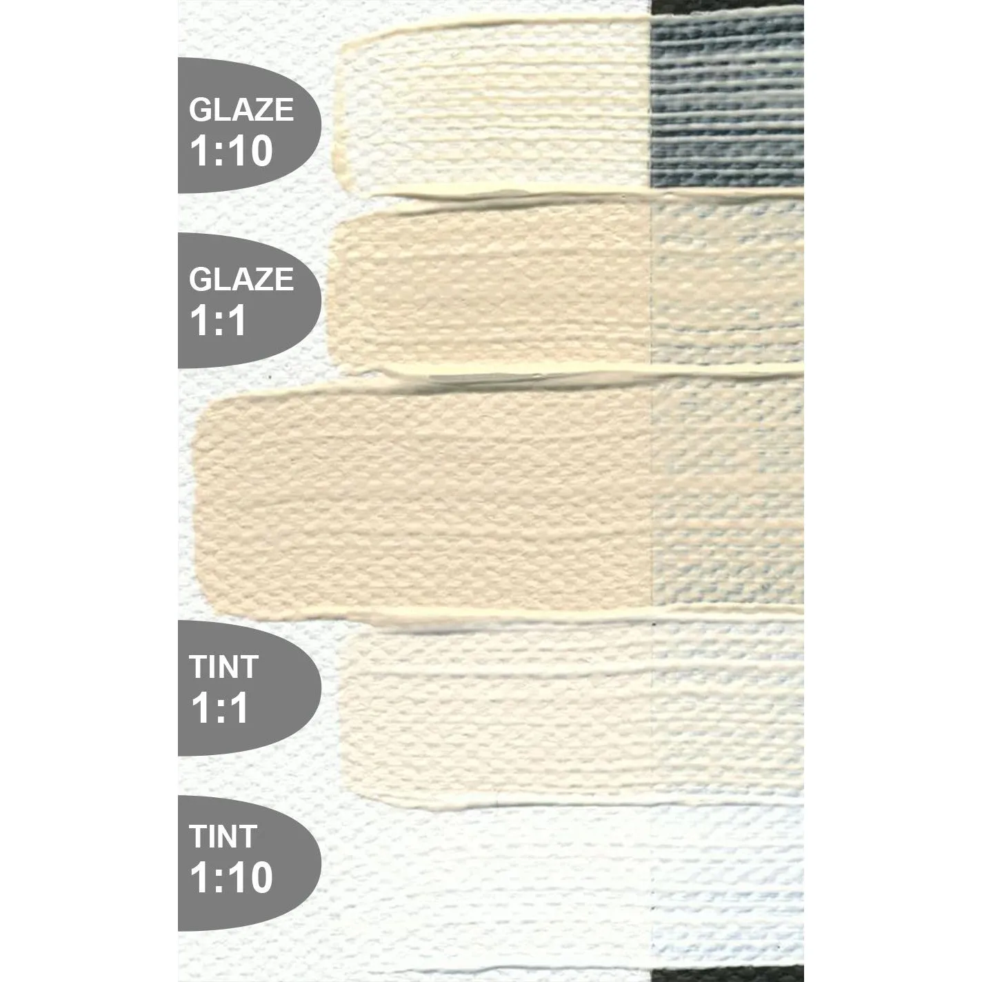 Golden Heavy Body Acrylic Paints (Black, White & Gray Colors)