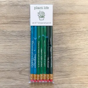 Pencil Set - Plant Life