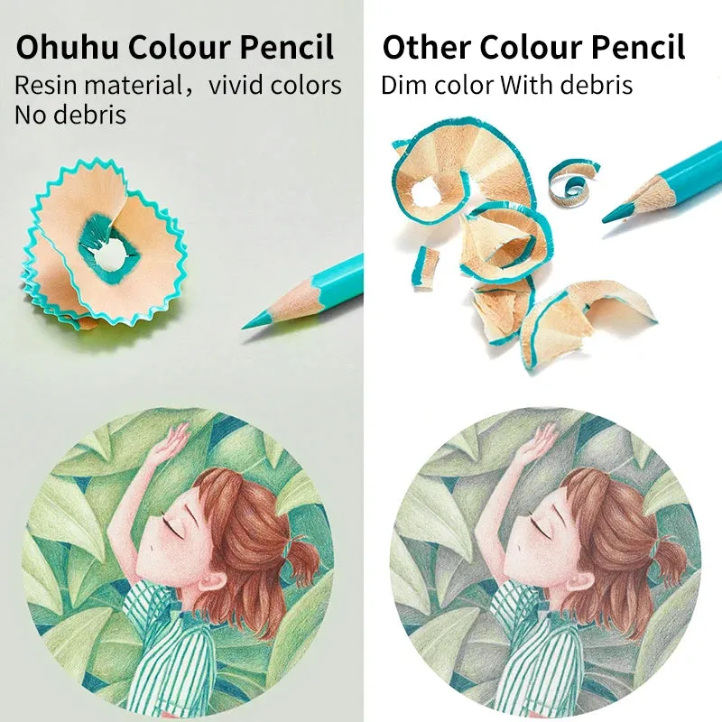 Professional Oil-Based Colored Pencil Set – Vibrant, Soft Core Drawing Pencils
