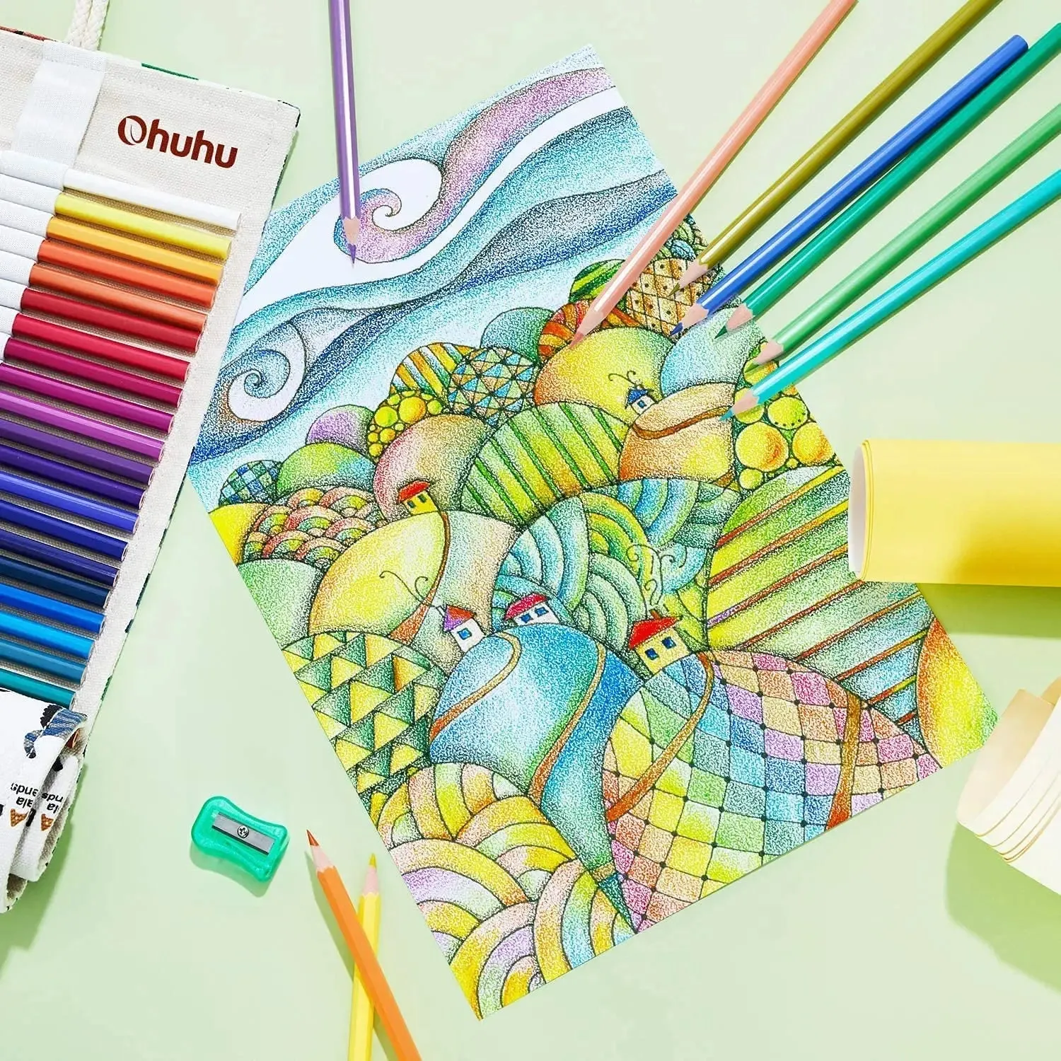 Professional Oil-Based Colored Pencil Set – Vibrant, Soft Core Drawing Pencils