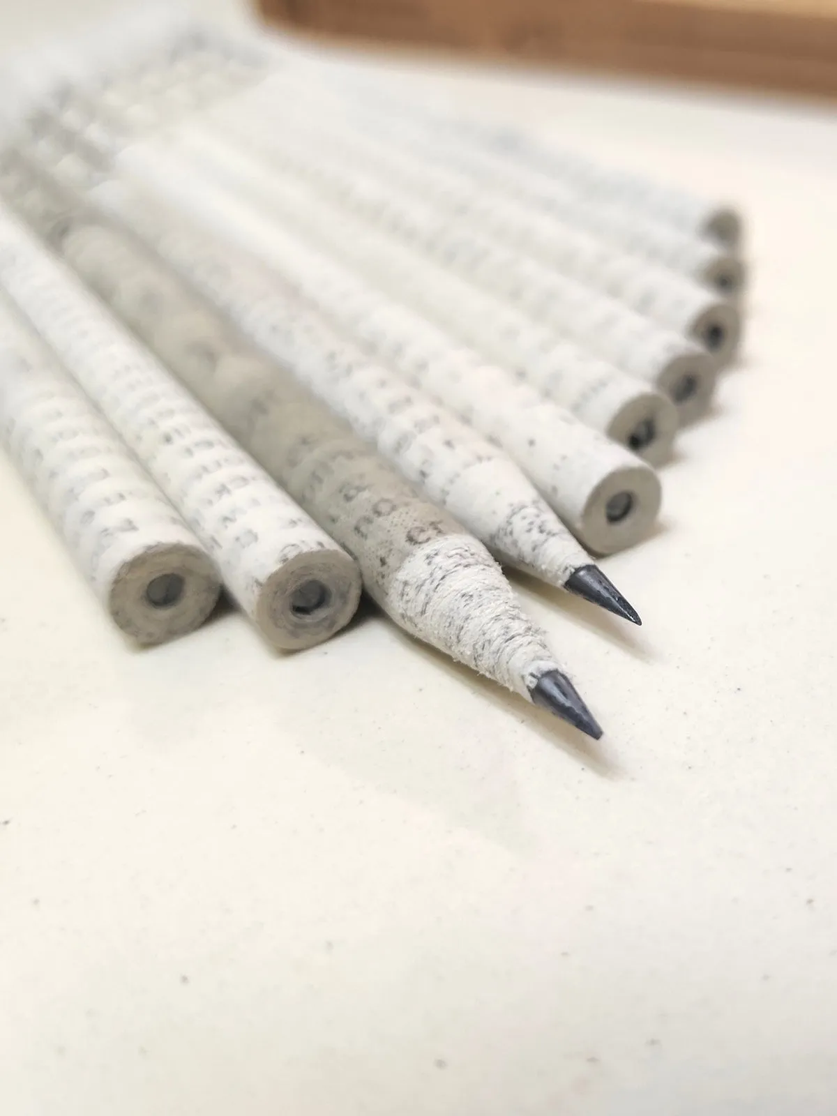 Recycled Newspaper Pencils - Pack Of 40