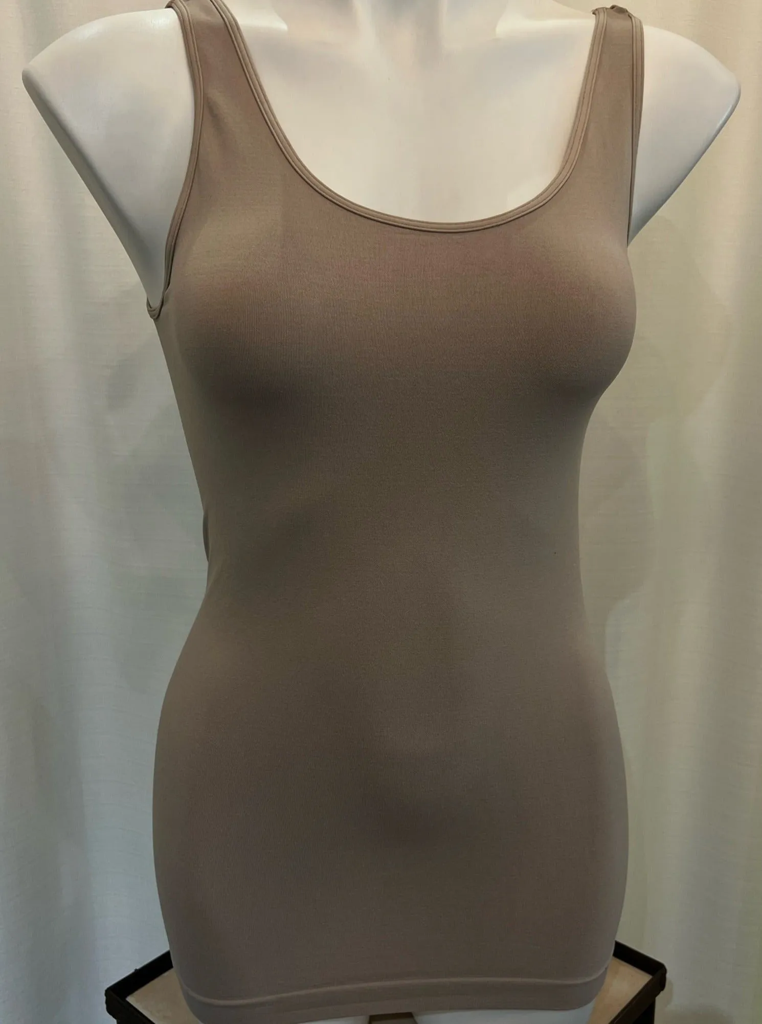 Signature Jersey Tank Top [Almond-NS5178]