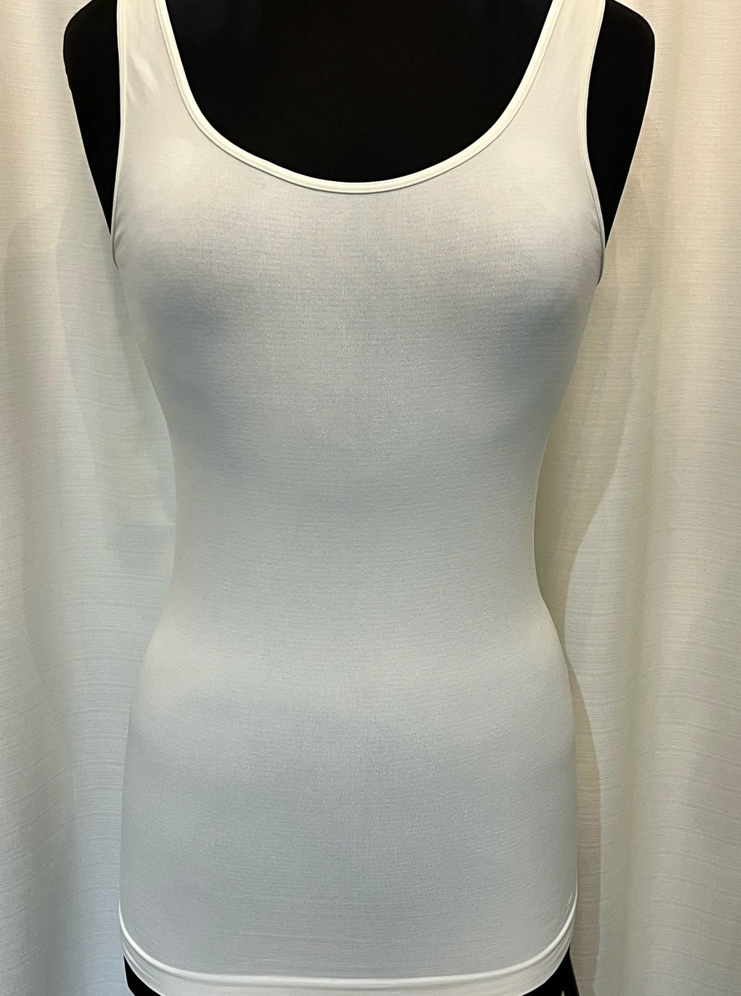 Signature Jersey Tank Top [Ivory-NS5178]