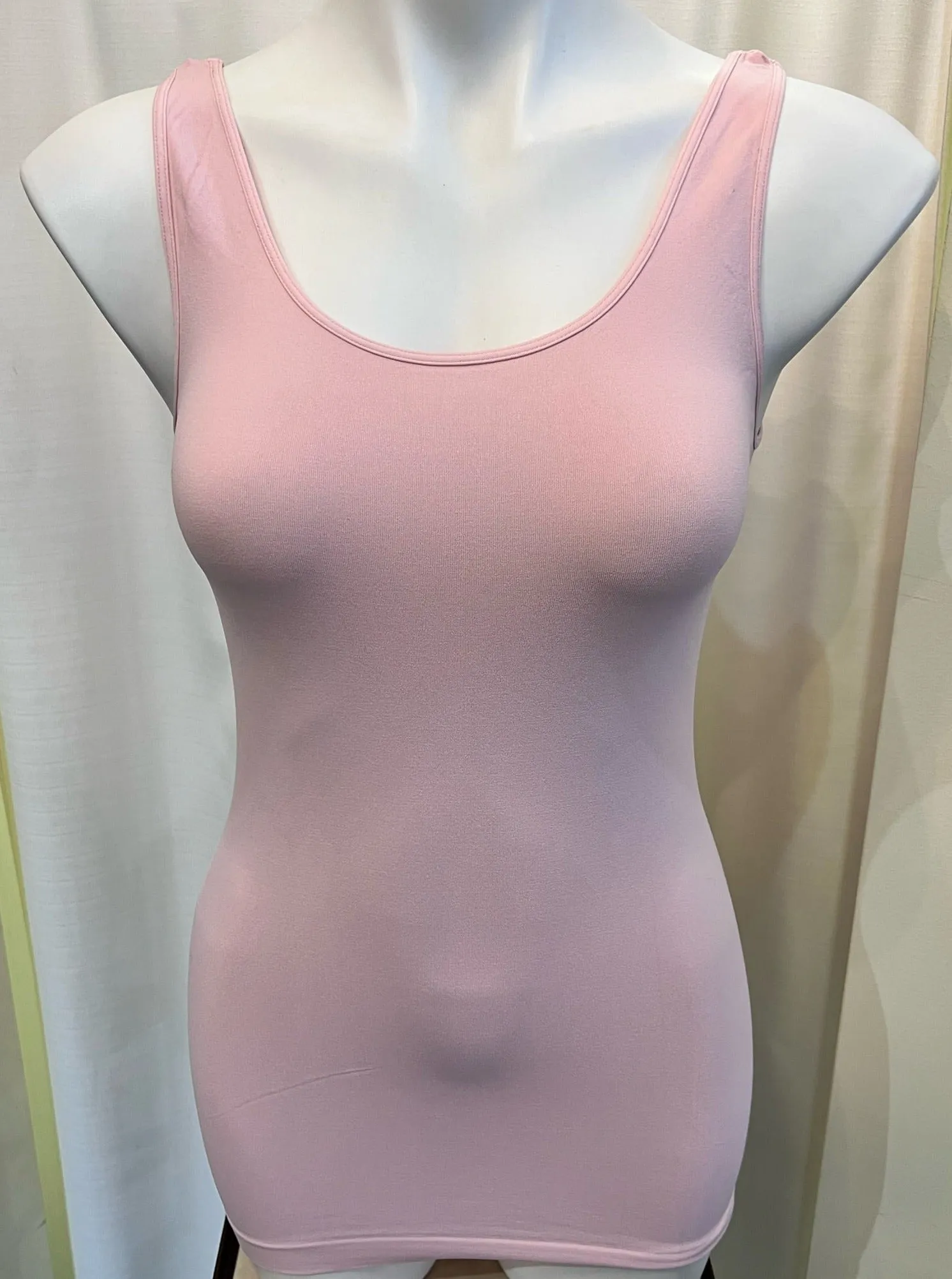 Signature Jersey Tank Top [Lt Pink-NS5178]