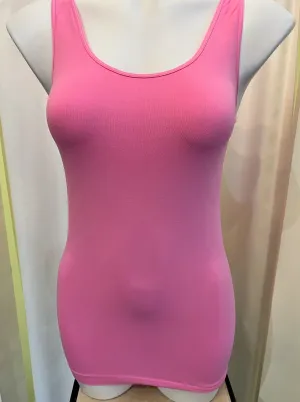 Signature Jersey Tank Top [Sugar Pink-NS5178]