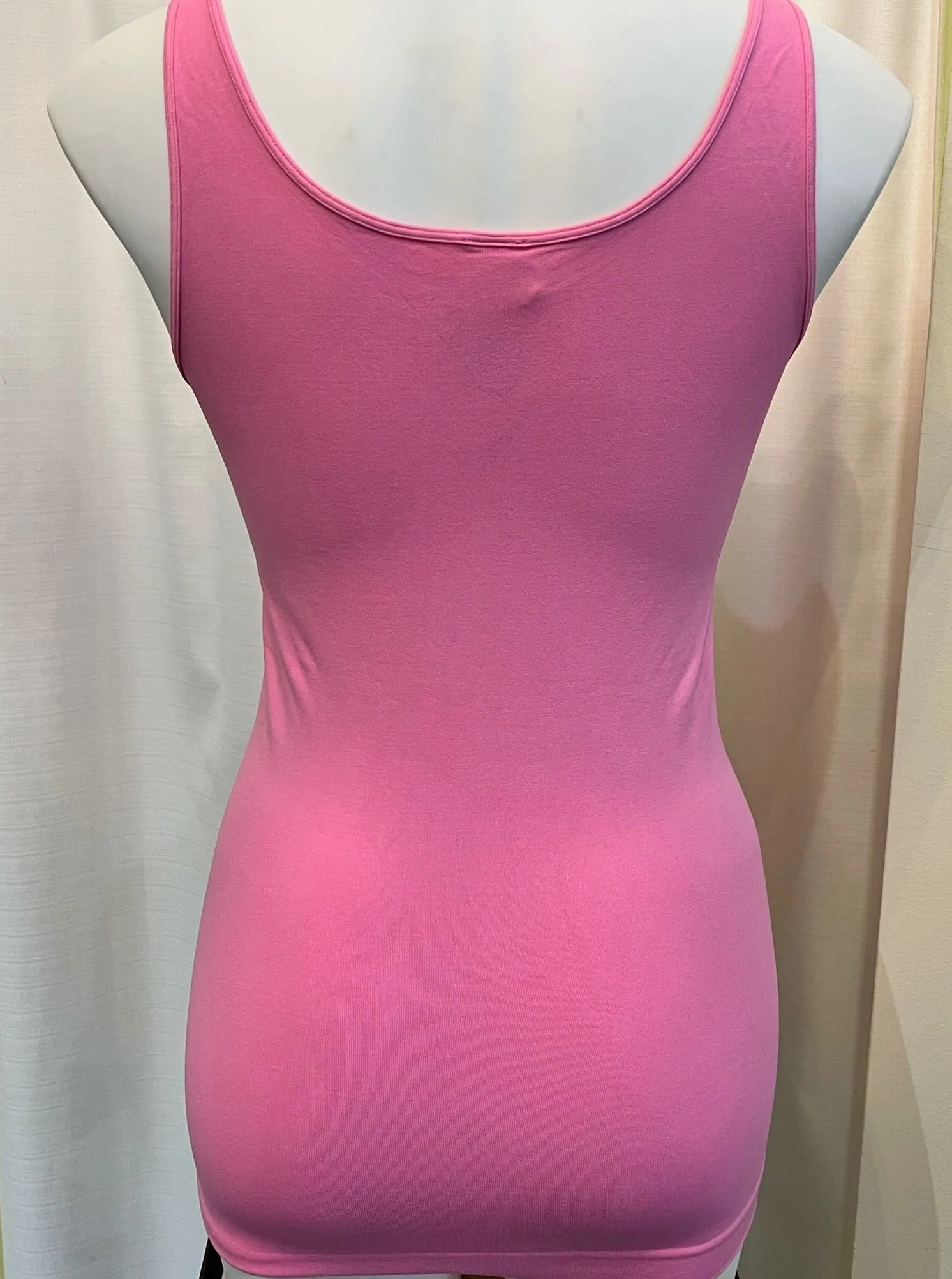 Signature Jersey Tank Top [Sugar Pink-NS5178]