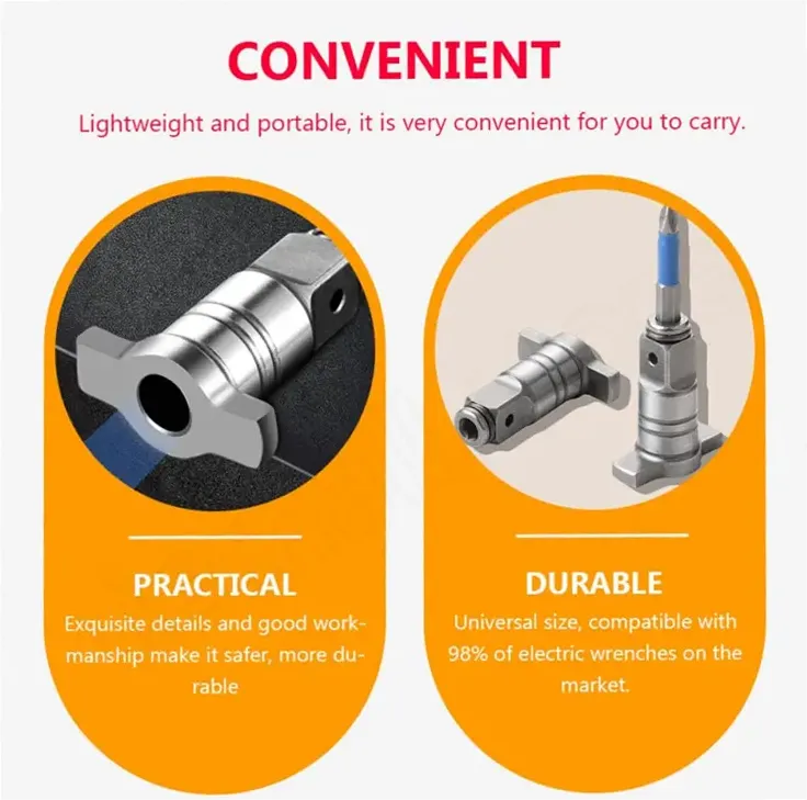 T-type Square Shaft Electric Wrench Screwdriver Adapter