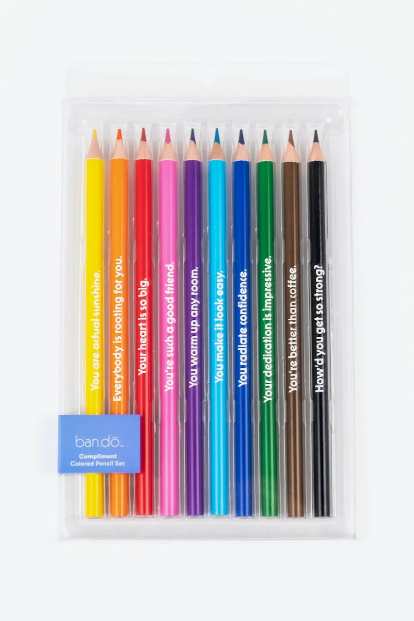 Talk to Me Compliment Colored Pencils